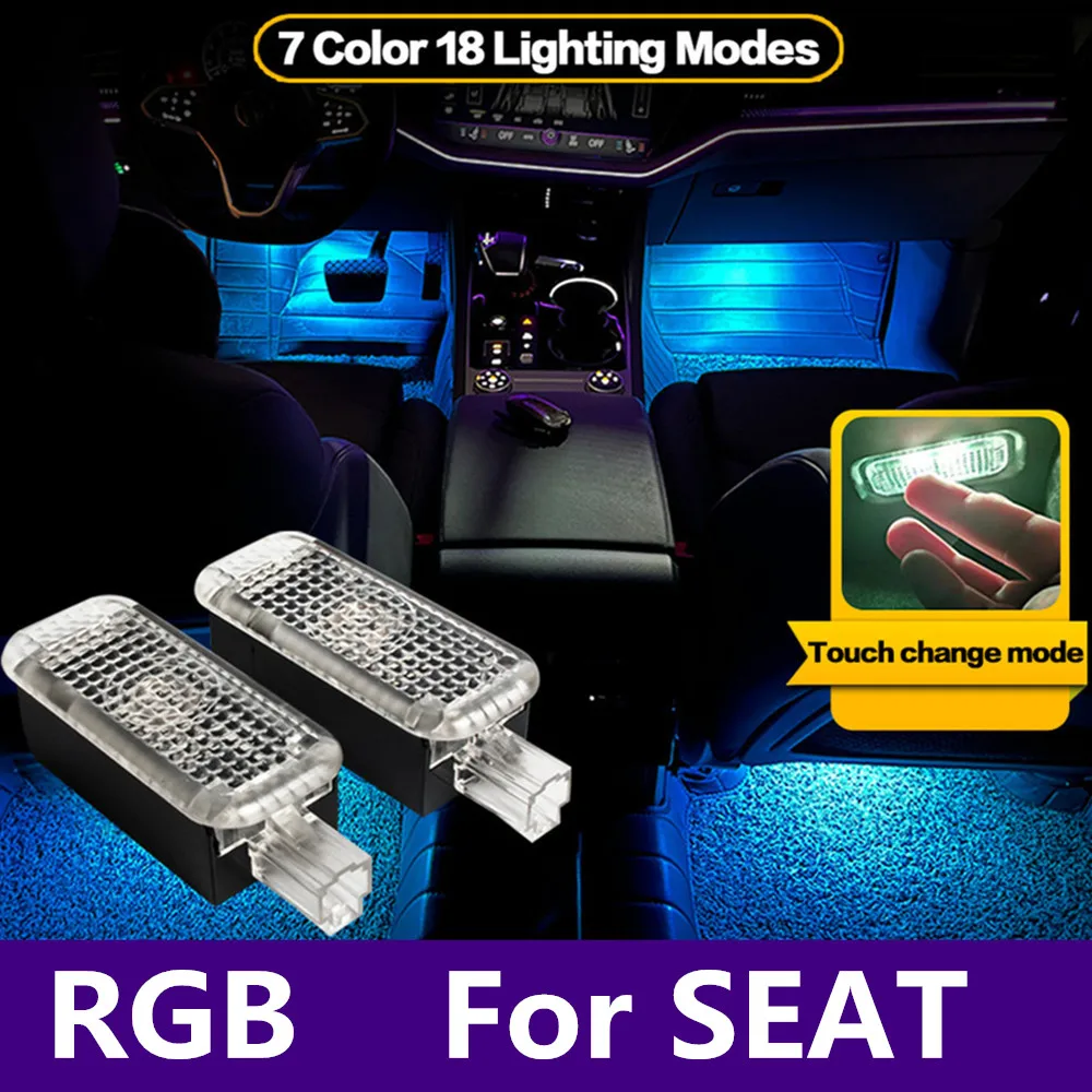 2X LED Car RGB Interior Footwell Light Atmosphere Lamp Accessories For SEAT Ateca Leon 5F MK3 Ibiza ST Toledo KG MK4 Alhambra 7N
2X LED Car RGB Interior Footwell Light Atmosphere Lamp Accessories For SEAT Ateca Leon 5F MK3 Ibiza ST Toledo KG MK4 Alhambra 7N