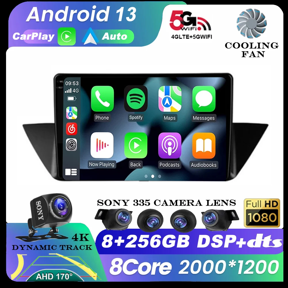 Android 13 Auto 2din Car Radio For BMW X1 E84 2010-2016 Multimedia Video Player Carplay GPS Navigation 4G+WIFI 360 Camera No DVD
Android 13 Auto 2din Car Radio For BMW X1 E84 2010-2016 Multimedia Video Player Carplay GPS Navigation 4G+WIFI 360 Camera No DVD