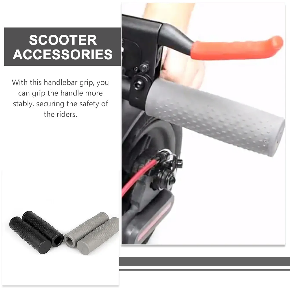 2Pcs High Elasticity Handlebar Grips for Scooter - Soft Silicone Rubber Covers Non-Slip Comfort Outdoor Riding
2Pcs High Elasticity Handlebar Grips for Scooter - Soft Silicone Rubber Covers Non-Slip Comfort Outdoor Riding