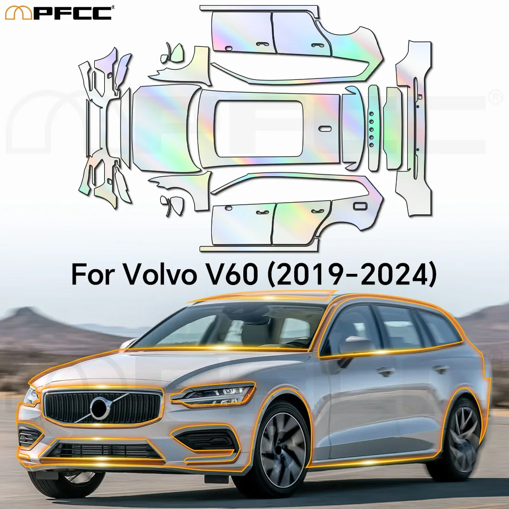 Для Volvo V60 2019-2024 предварительно вырезанный бюстгальтер PPF, защитная пленка для краски из ТПУ, прозрачный комплект для кузова автомобиля, невидимая пленка против царапин
Для Volvo V60 2019-2024 предварительно вырезанный бюстгальтер PPF, защитная пленка для краски из ТПУ, прозрачный комплект для кузова автомобиля, невидимая пленка против царапин