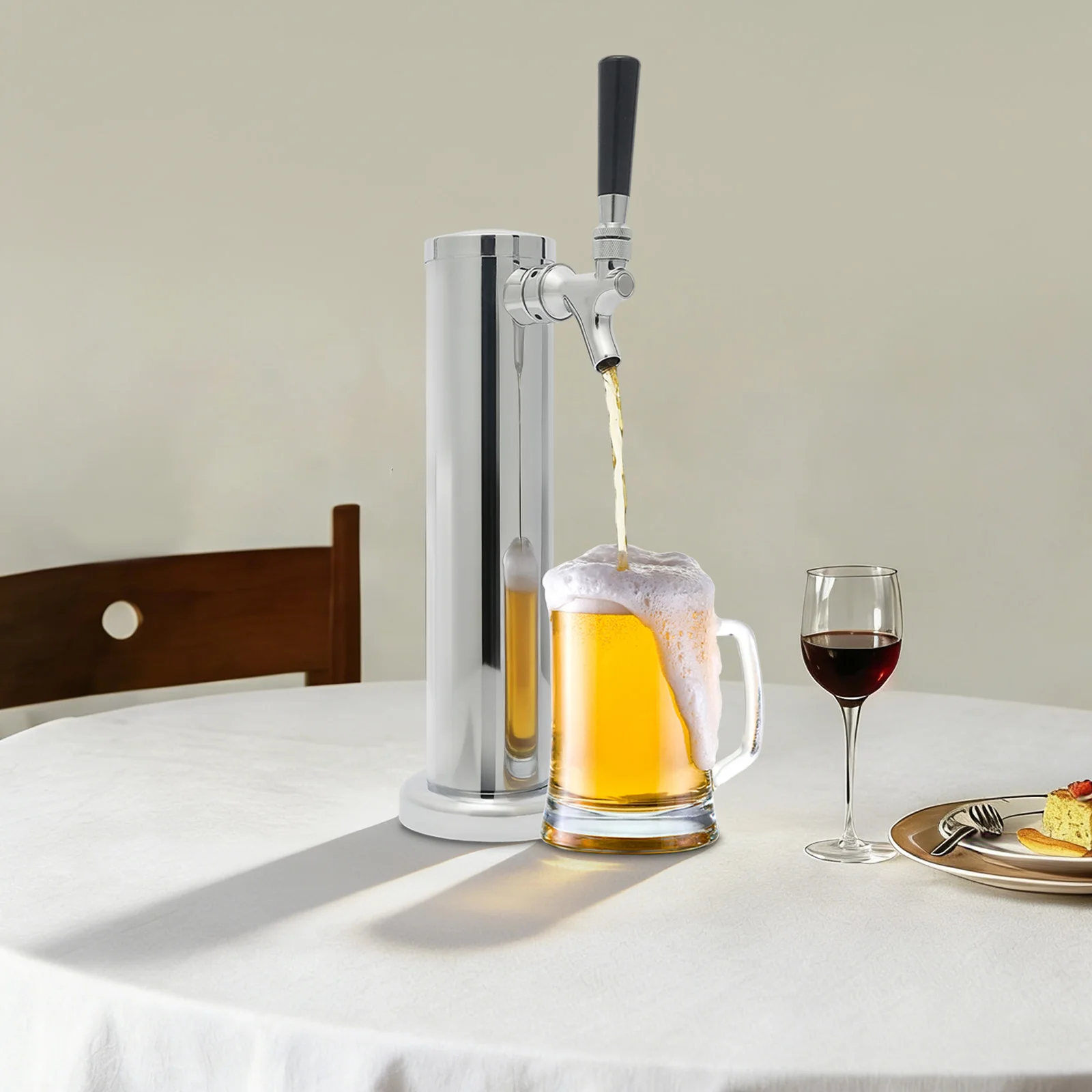 Single Tap Beer tower kit,Deck Mounting Beverage Dispenser, Equipped Spring for dispensing white wine, beer, and other beverages
Single Tap Beer tower kit,Deck Mounting Beverage Dispenser, Equipped Spring for dispensing white wine, beer, and other beverages