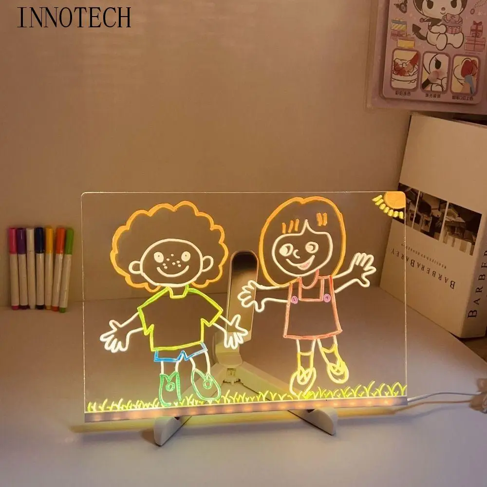 Acrylic Colorful LED Writing Board Night Light Erasable Message Board Decorative Rewritable Kids Drawing Board Kids
Acrylic Colorful LED Writing Board Night Light Erasable Message Board Decorative Rewritable Kids Drawing Board Kids