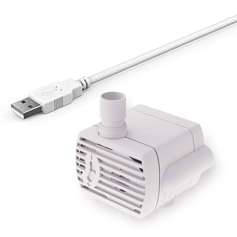 Ультра тихий водяной насос для фонтанов с домашними животными, USB-погружной водяной насос DC5V
Ультра тихий водяной насос для фонтанов с домашними животными, USB-погружной водяной насос DC5V
