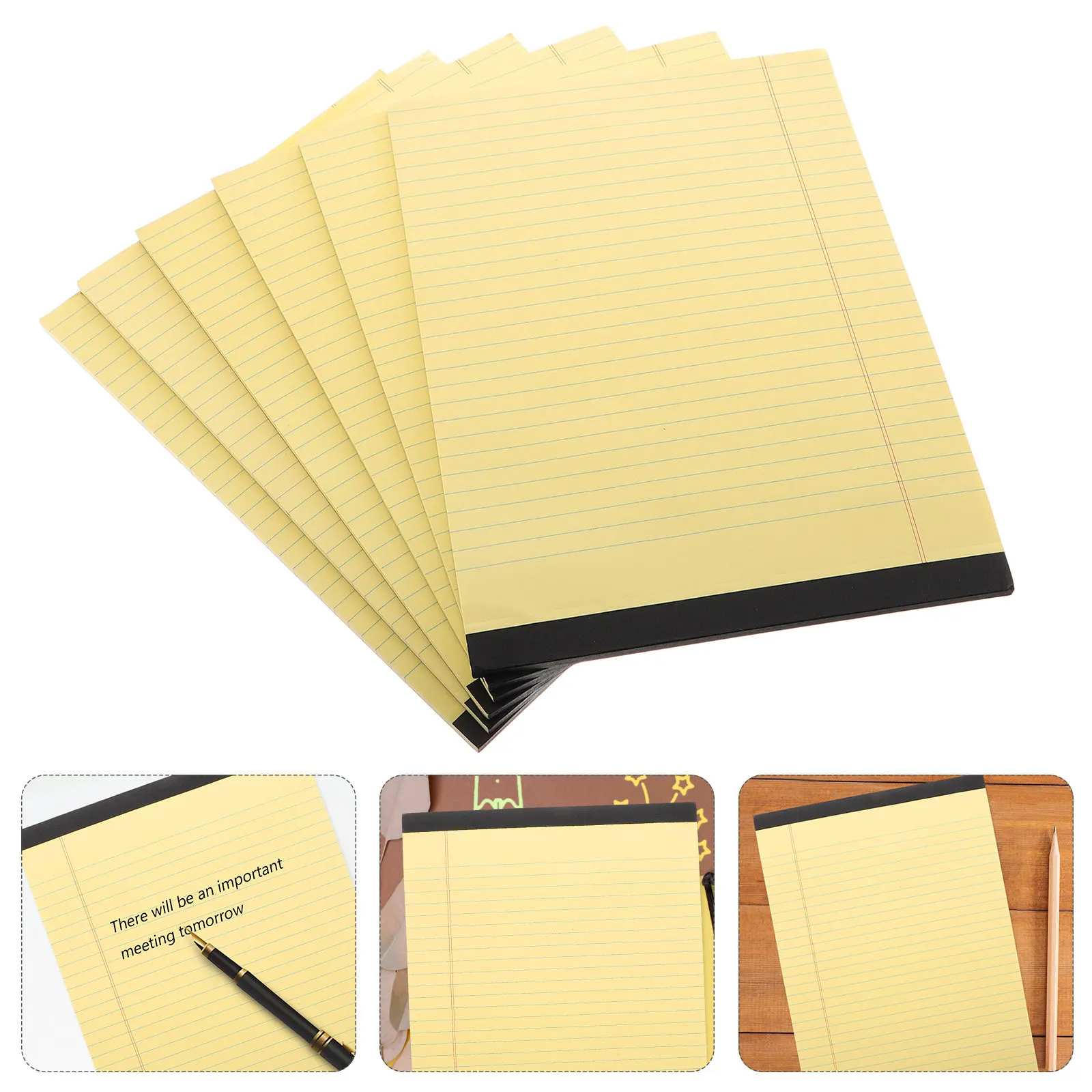 6Pcs Tearable A4 Notepad Lined Pages Sectioned Notebook for Office School Business Notes Memo Notepad Writing Pad
6Pcs Tearable A4 Notepad Lined Pages Sectioned Notebook for Office School Business Notes Memo Notepad Writing Pad