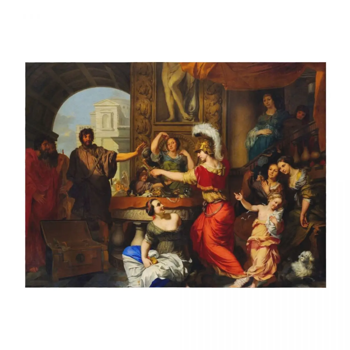 Achilles Discovered Amongst the Daughters of Lycomedes - Gerard de Lairesse Throw Blanket Thin Bed linens Travel Blankets
Achilles Discovered Amongst the Daughters of Lycomedes - Gerard de Lairesse Throw Blanket Thin Bed linens Travel Blankets