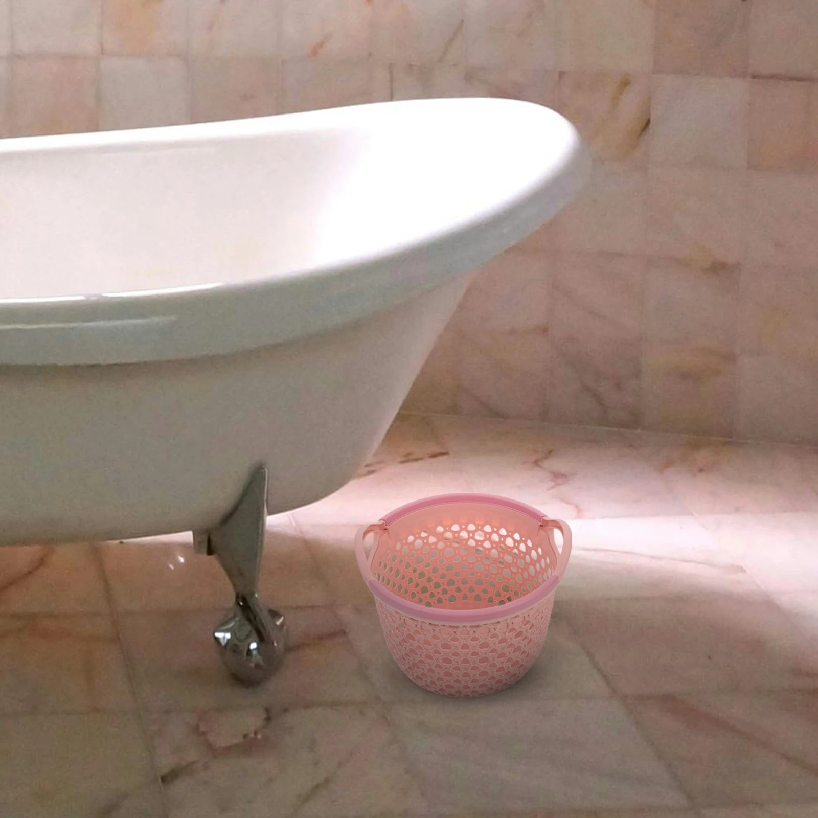 Waterproof Storage Basket Pink Small Size Home Organization Baskets for Pantry Bathroom Kitchen Bedroom Nursery
Waterproof Storage Basket Pink Small Size Home Organization Baskets for Pantry Bathroom Kitchen Bedroom Nursery