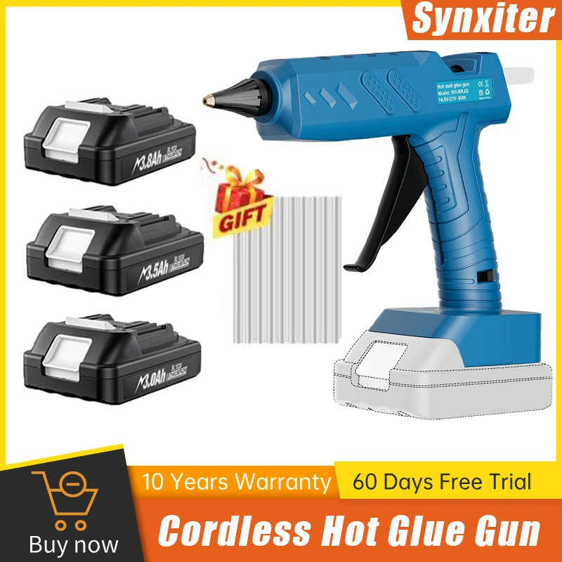 Electric Cordless Hot Glue Gun For DIY Home Crafts Rechargeable Hot Melt Welding Air Gun With 11mm Glue For Makita 18V Battery
Electric Cordless Hot Glue Gun For DIY Home Crafts Rechargeable Hot Melt Welding Air Gun With 11mm Glue For Makita 18V Battery