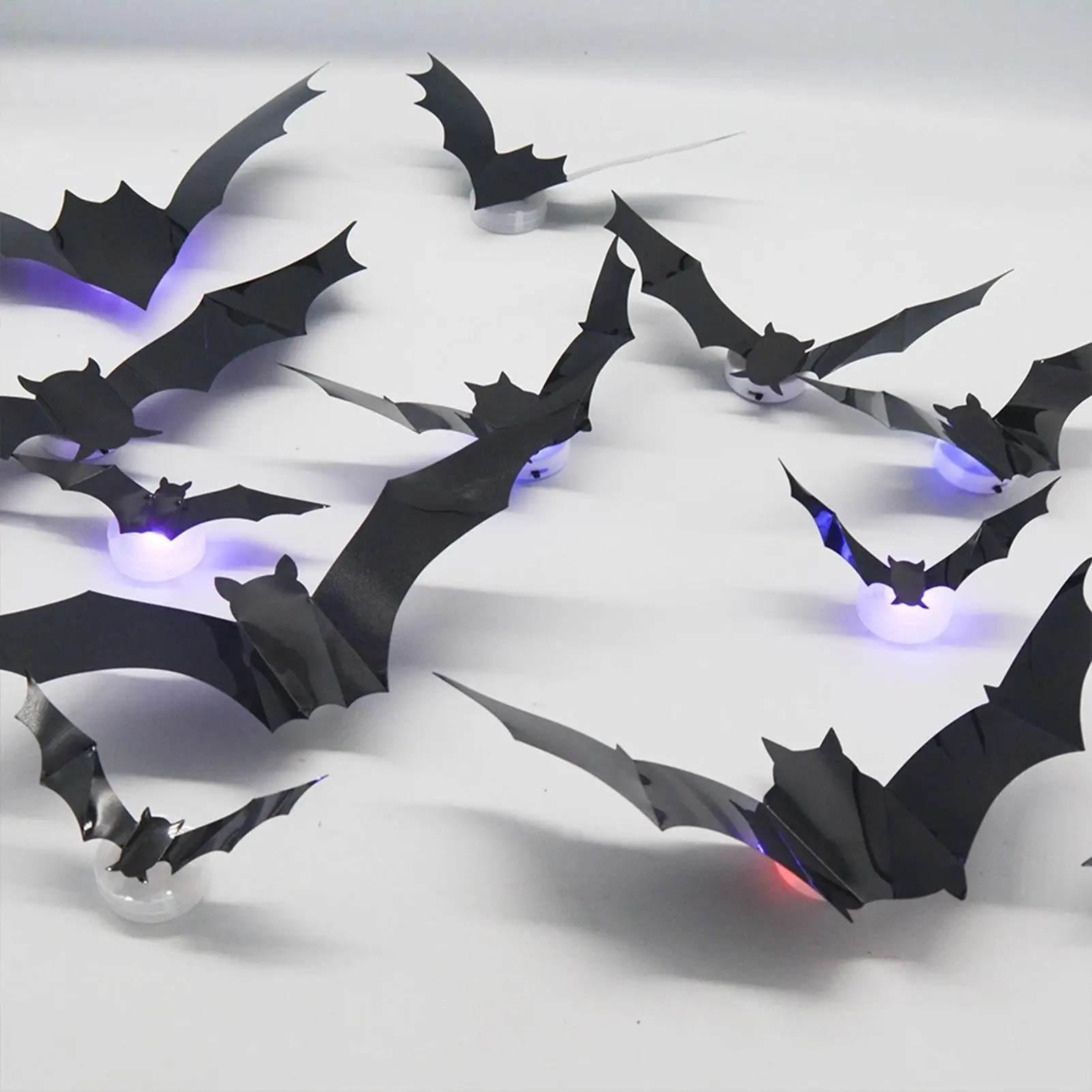 new 2025 12PCS/1Set Halloween 3D LED Bat Light Glow In Dark Night Light Sticker For Garden Backyard Party Decor
new 2025 12PCS/1Set Halloween 3D LED Bat Light Glow In Dark Night Light Sticker For Garden Backyard Party Decor