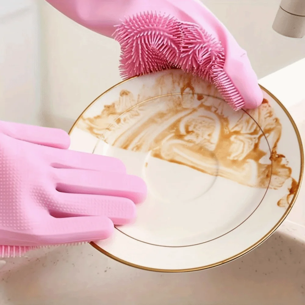 Silicone Cleaning Gloves Multifunctional Waterproof Dishwashing Gloves Durable Wear-Resistant Pet Wash Gloves Car Washing
Silicone Cleaning Gloves Multifunctional Waterproof Dishwashing Gloves Durable Wear-Resistant Pet Wash Gloves Car Washing