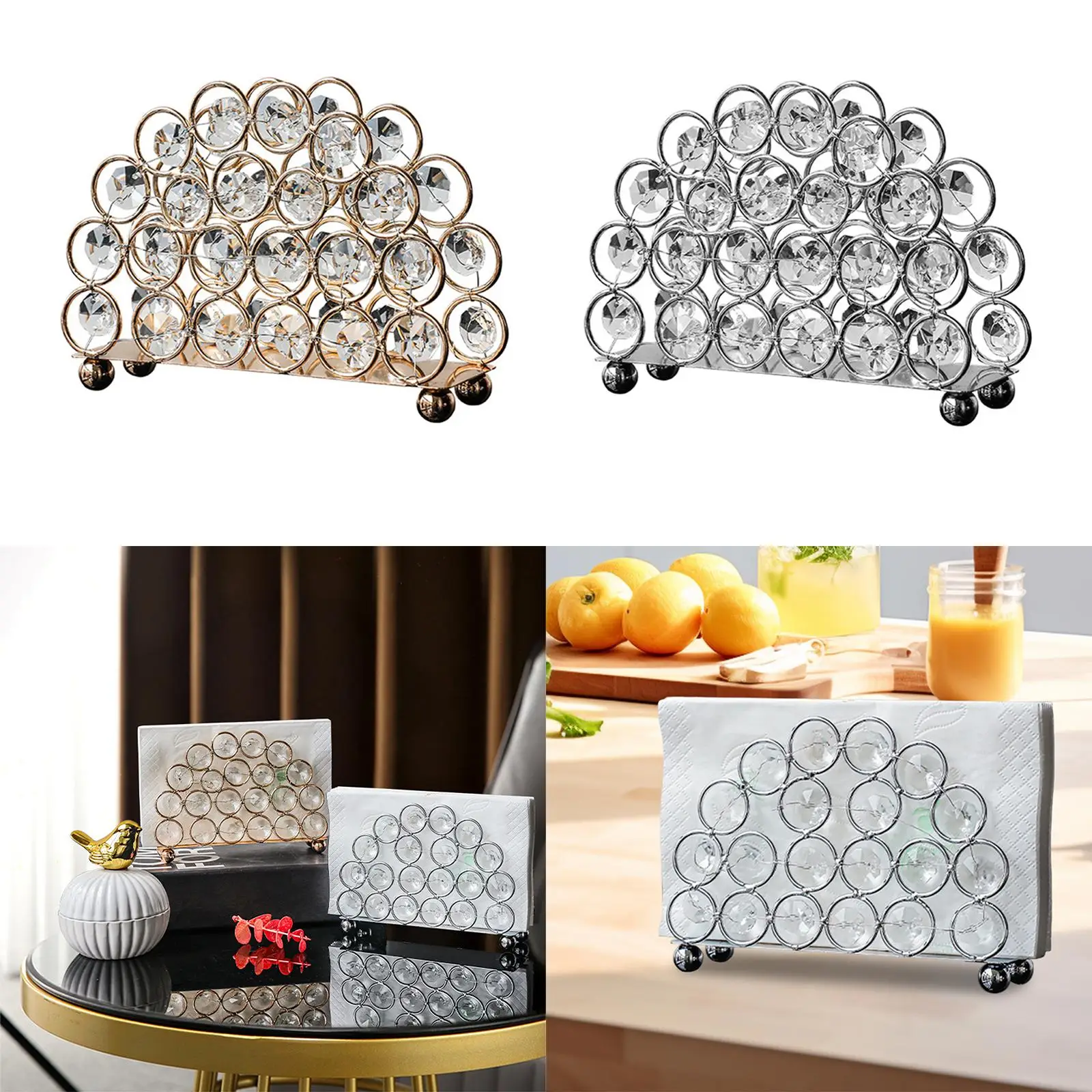 Napkin Dispenser Tabletop Napkin Stand Elegant Tissue Dispenser Standing Tissue Holder for Kitchen
Napkin Dispenser Tabletop Napkin Stand Elegant Tissue Dispenser Standing Tissue Holder for Kitchen