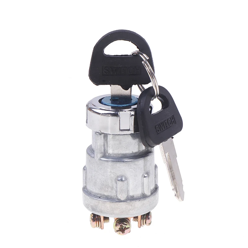Универсальный автомобильный грузовик-трактор, 4-позиционный замок зажигания ВКЛ/ВЫКЛ/Запуск с 2 ключами для нефтяных двигателей, сельскохозяйственных машин 
Универсальный автомобильный грузовик-трактор, 4-позиционный замок зажигания ВКЛ/ВЫКЛ/Запуск с 2 ключами для нефтяных двигателей, сельскохозяйственных машин