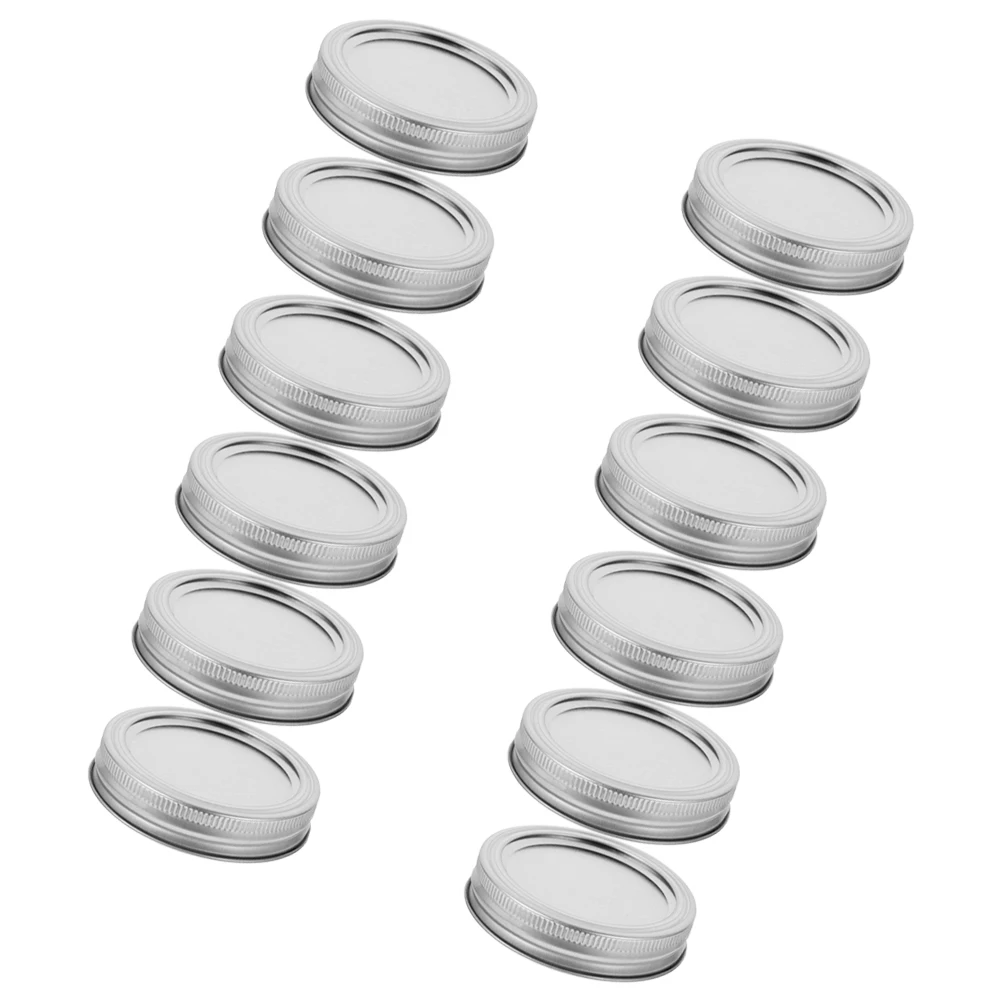 12 pcs Mason Jar Lids Tinplate Airtight Seal Wide Mouth Canning Supplies Drinking Jars Tops Round Design Food Storage
12 pcs Mason Jar Lids Tinplate Airtight Seal Wide Mouth Canning Supplies Drinking Jars Tops Round Design Food Storage