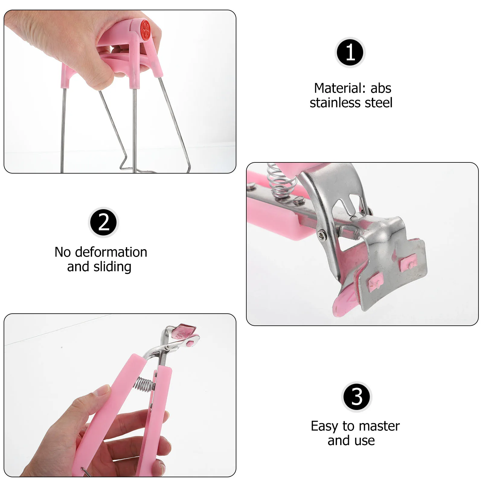 Stainless Steel ABS Kitchen Bowl Clip Plate Gripper Dish Clamp Tongs Pan Grippers Tray Safe Handling Hot Dishes Containers
Stainless Steel ABS Kitchen Bowl Clip Plate Gripper Dish Clamp Tongs Pan Grippers Tray Safe Handling Hot Dishes Containers
