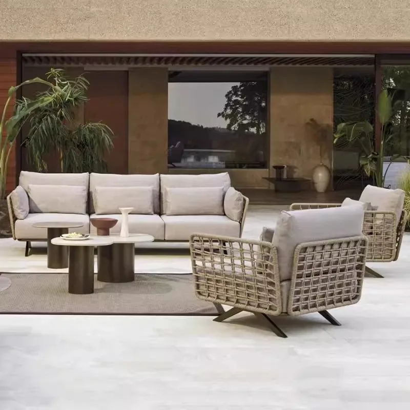Outdoor sofa coffee table outdoor courtyard garden waterproof sunscreen rattan bed villa open-air leisure
Outdoor sofa coffee table outdoor courtyard garden waterproof sunscreen rattan bed villa open-air leisure