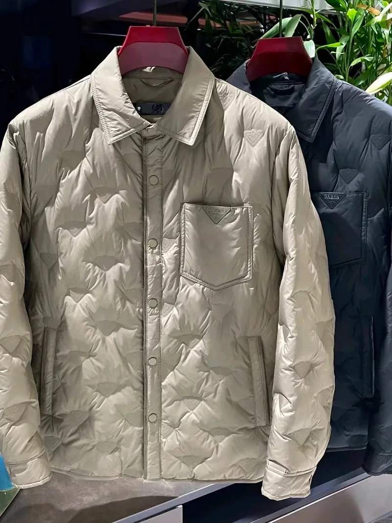 High Quali Men's down Jaet Collared Outerwear Autumn Winter New Sle Versatile Busin Casual Long Sve Antibacterial
High Quali Men's down Jaet Collared Outerwear Autumn Winter New Sle Versatile Busin Casual Long Sve Antibacterial