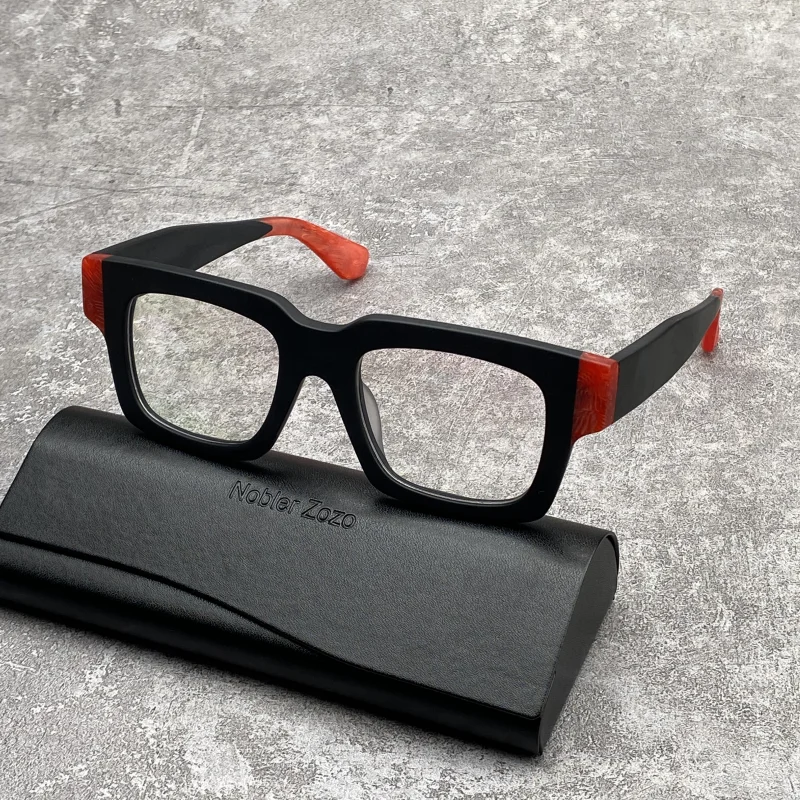 Frosted top thickened glasses frame Men's and women's retro square myopia prescription glasses Luxury brand optical glasses fram
Frosted top thickened glasses frame Men's and women's retro square myopia prescription glasses Luxury brand optical glasses fram