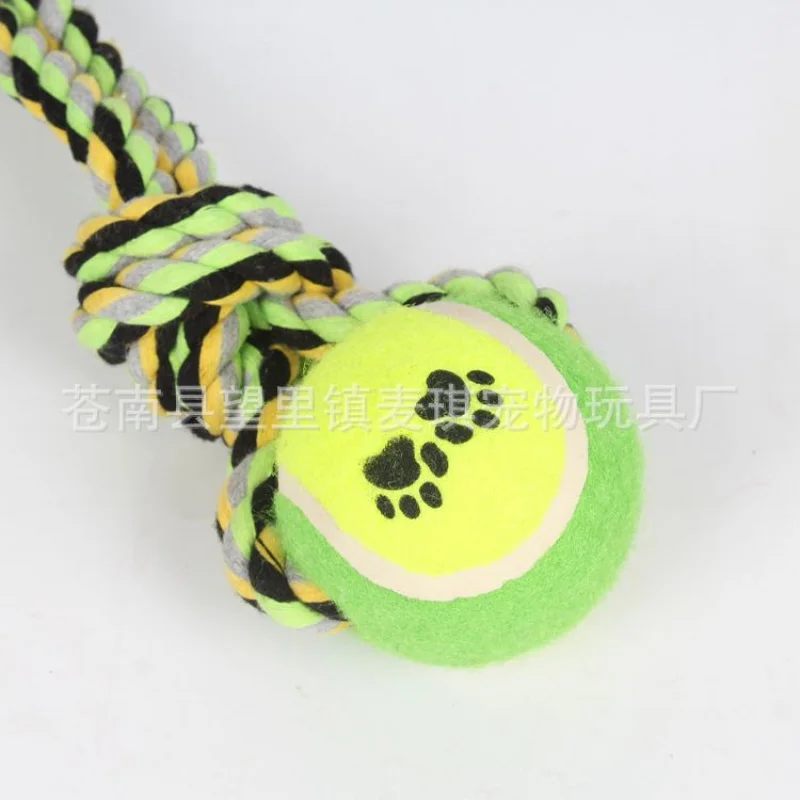 Dog Toy Chew-Resistant Interactive Pull-Along Tennis Ball Pet Rope Knot Toy Teeth Grinding Teddy Pet Toy
Dog Toy Chew-Resistant Interactive Pull-Along Tennis Ball Pet Rope Knot Toy Teeth Grinding Teddy Pet Toy