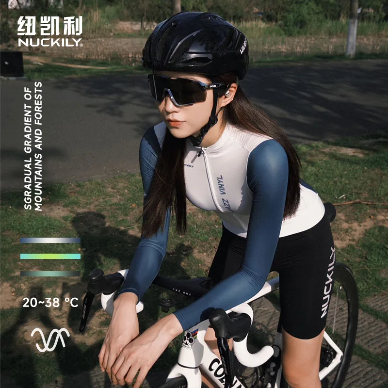 NUCKILY cycling suit women's breathable slim bike road bike spring and summer long-sleeved sunscreen professional
NUCKILY cycling suit women's breathable slim bike road bike spring and summer long-sleeved sunscreen professional