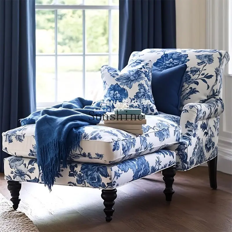 American light luxury concubine/Nordic pastoral small apartment fabric sofa/living room tiger chair 
American light luxury concubine/Nordic pastoral small apartment fabric sofa/living room tiger chair