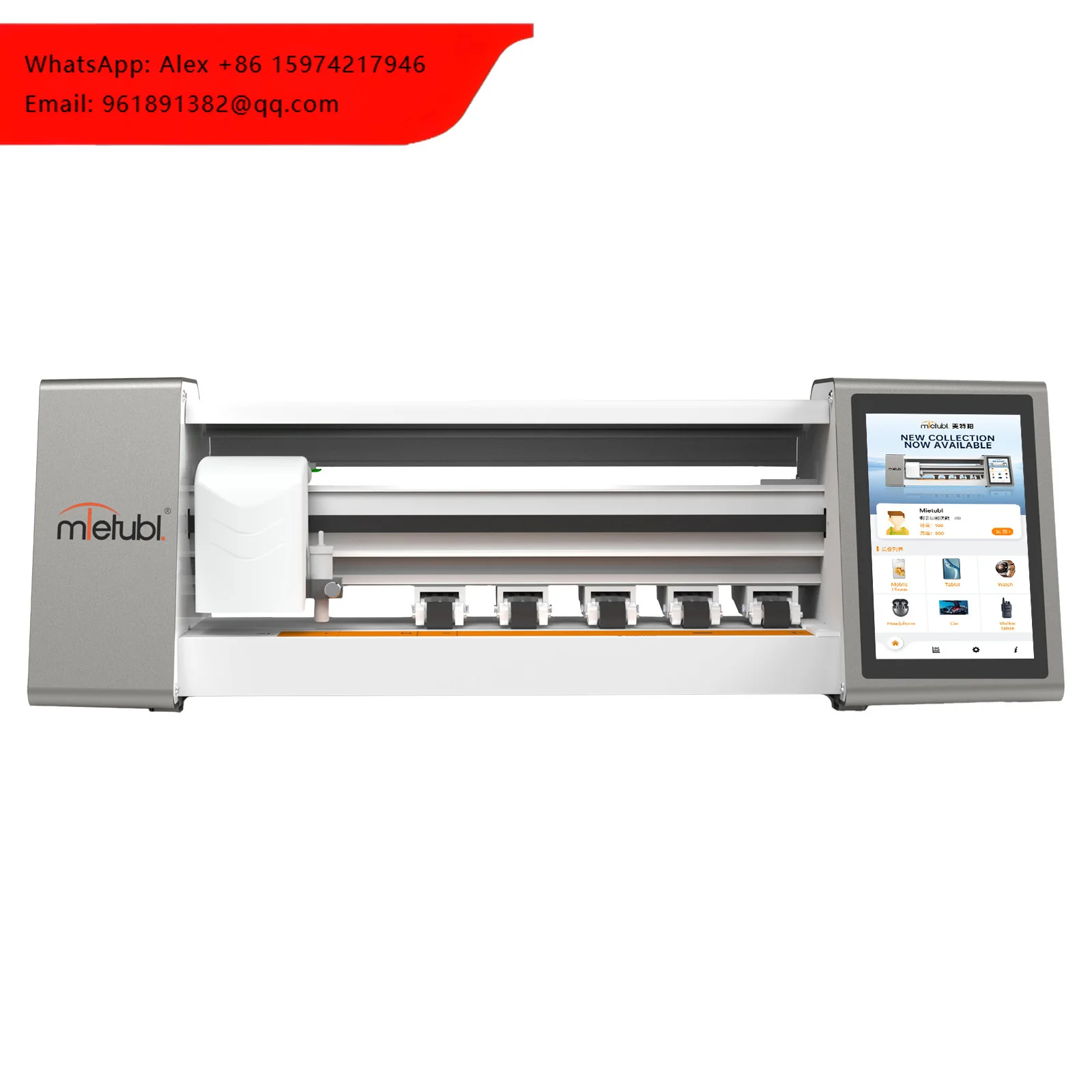 Mietubl 2025 Latest Film Cutting Machine Intelligent Screen Protector Cutter Connect Mobile App Support To Cut Laptop
Mietubl 2025 Latest Film Cutting Machine Intelligent Screen Protector Cutter Connect Mobile App Support To Cut Laptop