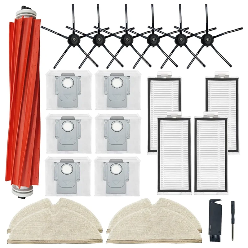 FAAJ-For Roborock Q7/Q7+/Q7 Max+/Q7 Max Plus Robot Vacuum Cleaner Main Side Brush Hepa Filter Mop Cloth Dust Bags Spare Parts
FAAJ-For Roborock Q7/Q7+/Q7 Max+/Q7 Max Plus Robot Vacuum Cleaner Main Side Brush Hepa Filter Mop Cloth Dust Bags Spare Parts