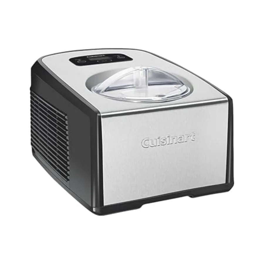 Ice cream maker for home use, stainless steel and black compressor-based machine, makes ice cream, gelato, frozen yogurt, sorbe
Ice cream maker for home use, stainless steel and black compressor-based machine, makes ice cream, gelato, frozen yogurt, sorbe