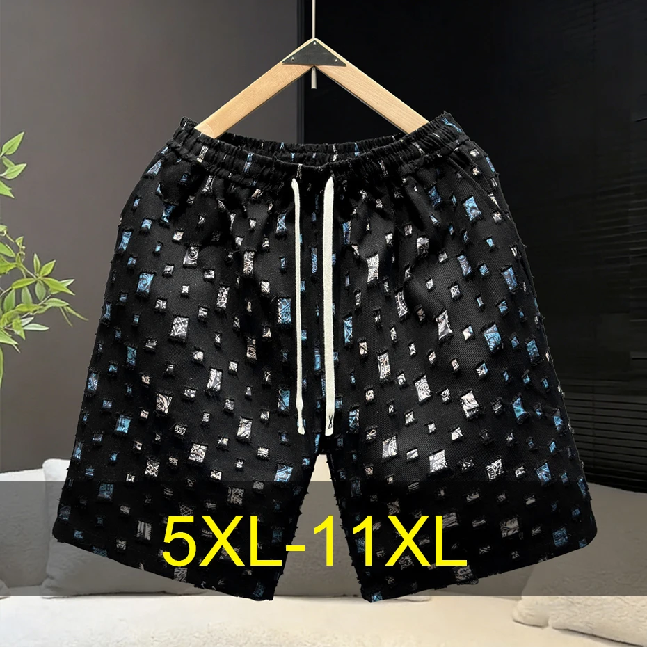 11XL Plus Size Shorts Men Summer Shorts Fashion Casual Hole Design Shorts Male Short Pants Elastic Waist Big Size
11XL Plus Size Shorts Men Summer Shorts Fashion Casual Hole Design Shorts Male Short Pants Elastic Waist Big Size