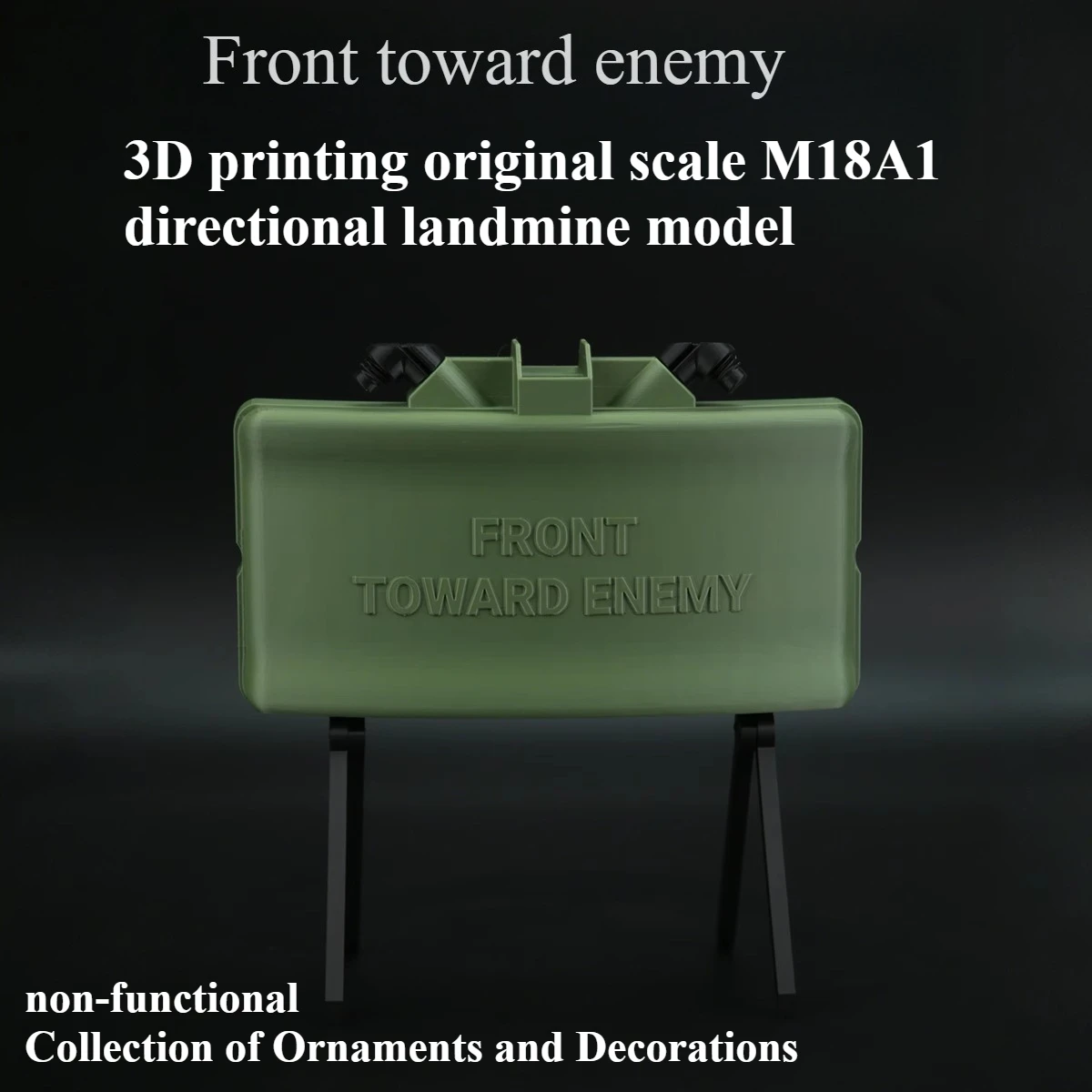 3D-печать 1:1 Нефункциональный настольный орнамент Передний фаркоп Enemy M18A1 Широкий меч Oriented C4 Модель Военные фанаты Коллекционные предметы
3D-печать 1:1 Нефункциональный настольный орнамент Передний фаркоп Enemy M18A1 Широкий меч Oriented C4 Модель Военные фанаты Коллекционные предметы