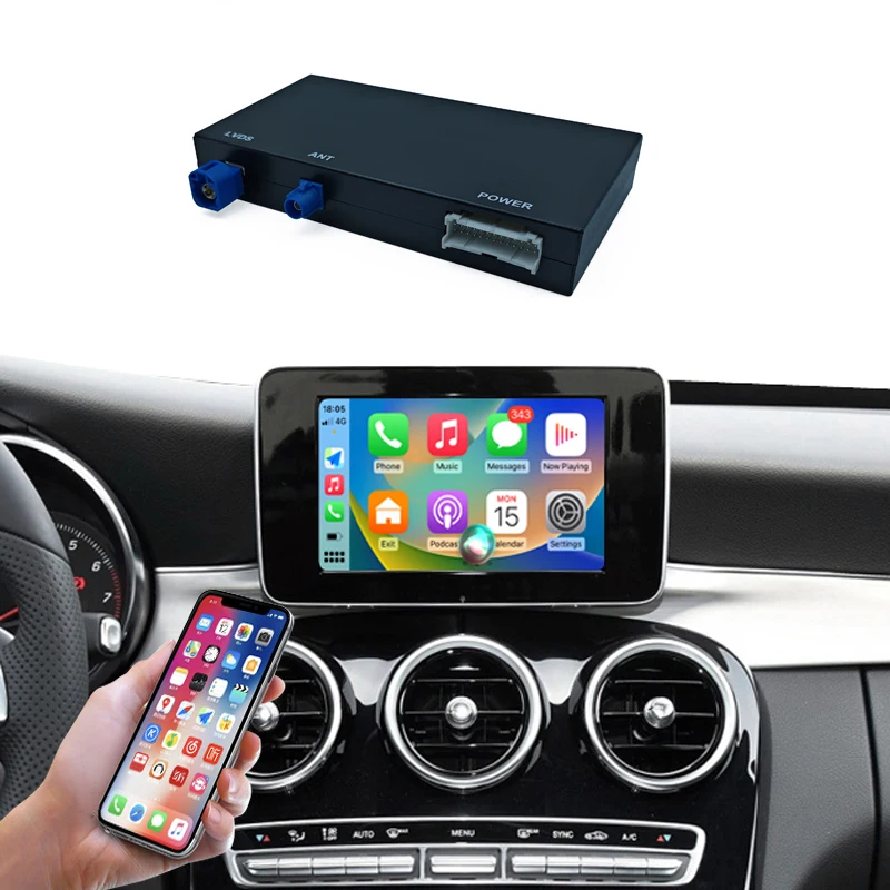 STLFCar Multimedia Android Auto Interface Apples Carplay Retrofit Kit for Mercedes Benz NTG4.5 NTG 5.0 Wireless Carplay Module
STLFCar Multimedia Android Auto Interface Apples Carplay Retrofit Kit for Mercedes Benz NTG4.5 NTG 5.0 Wireless Carplay Module