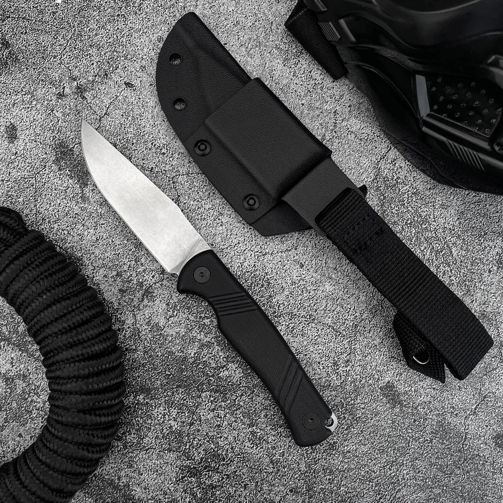 Outdoor Multi-Function Fixed Blade Tool 8Cr13MoV Steel Blade G10 Handle, Camping Woodland Companion with Sheath Great Gift Idea
Outdoor Multi-Function Fixed Blade Tool 8Cr13MoV Steel Blade G10 Handle, Camping Woodland Companion with Sheath Great Gift Idea