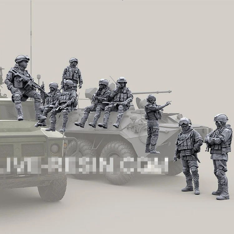 1/35 современный набор российских солдат, 9 человек, модель солдата из смолы GK, военные темы, несобранный и Неокрашенный комплект
1/35 современный набор российских солдат, 9 человек, модель солдата из смолы GK, военные темы, несобранный и Неокрашенный комплект