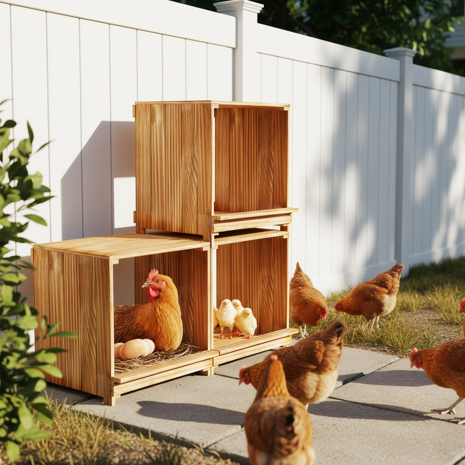 qv-Natural Wood Chicken Nesting Box for Outdoor Coop Ducks Poultry Floor Standing Boxes Hen House Laying Boxes Stackable*
qv-Natural Wood Chicken Nesting Box for Outdoor Coop Ducks Poultry Floor Standing Boxes Hen House Laying Boxes Stackable*