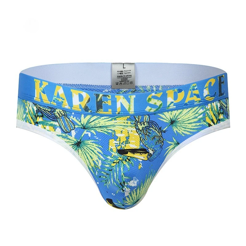 Men's Tropical Print Mesh Thong Underwear Breathable Low-rise G-string Summer Printed T-back Soft Lightweight Sexy Underpants
Men's Tropical Print Mesh Thong Underwear Breathable Low-rise G-string Summer Printed T-back Soft Lightweight Sexy Underpants