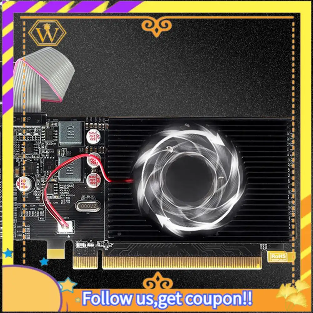 Новейшая видеокарта HD7450, 64 бит, 2 ГБ GDDR3, PCI-E 2,0 X16, совместимая видеокарта VGA DVI-I для AMD Radeon HD 7450, 2G, 64 бит
Новейшая видеокарта HD7450, 64 бит, 2 ГБ GDDR3, PCI-E 2,0 X16, совместимая видеокарта VGA DVI-I для AMD Radeon HD 7450, 2G, 64 бит