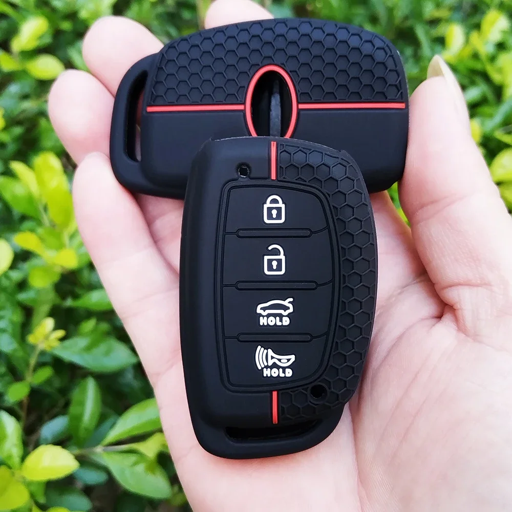 New Silicone Car Key Case Cover for Hyundai Avante Sonata Santa Fe 2015 2017 2018 Tucson 2017 2018 Elantra Azera 2018 Creta
New Silicone Car Key Case Cover for Hyundai Avante Sonata Santa Fe 2015 2017 2018 Tucson 2017 2018 Elantra Azera 2018 Creta
