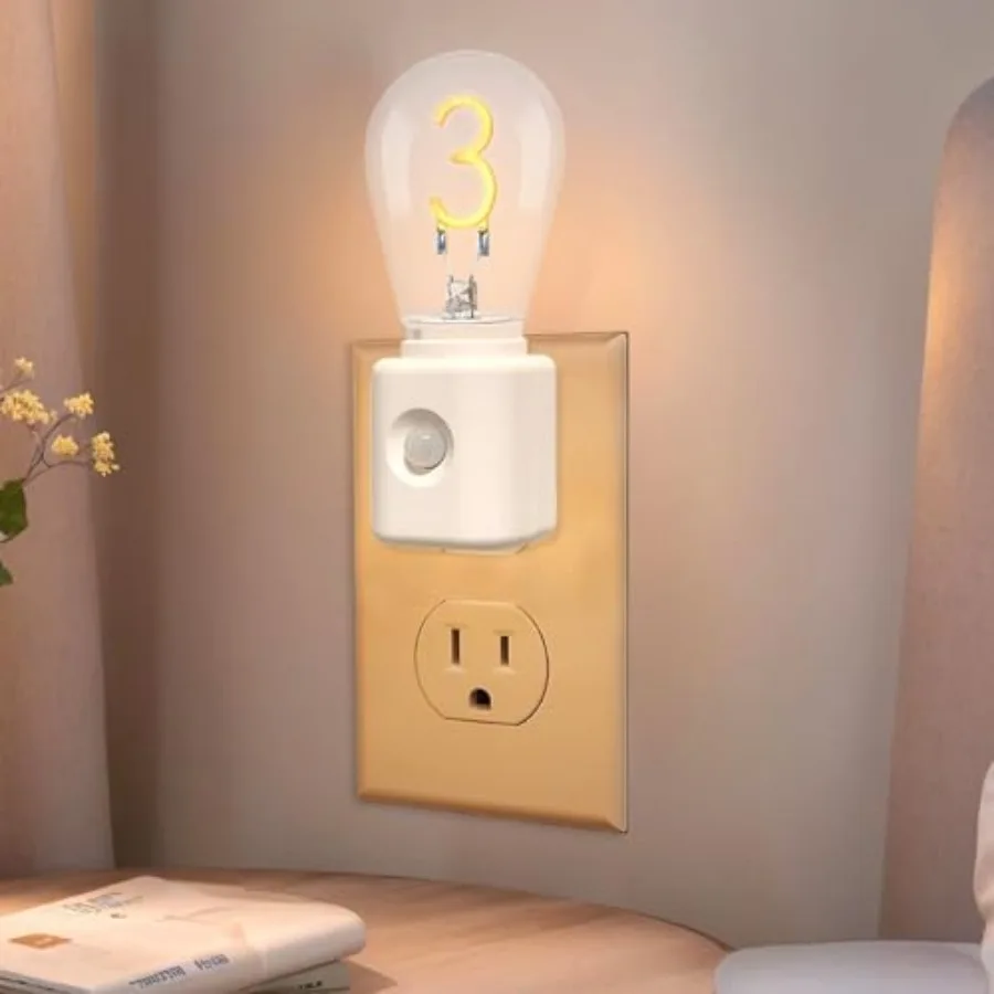 Night Light for - Number 3" LED Night Light Plug into Wall - Dimmable Motion Sensor Nightlight for Third Child, Trinity Familie
Night Light for - Number 3" LED Night Light Plug into Wall - Dimmable Motion Sensor Nightlight for Third Child, Trinity Familie