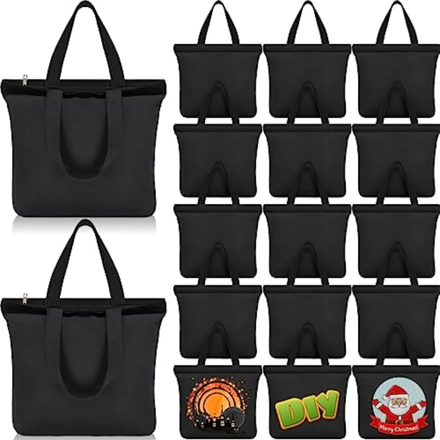Canvas Tote Bags Bulk Blank Cotton Canvas Bag with Zipper Handles Reusable Plain Grocery Makeup Handbag for DIY,, Pcs
Canvas Tote Bags Bulk Blank Cotton Canvas Bag with Zipper Handles Reusable Plain Grocery Makeup Handbag for DIY,, Pcs