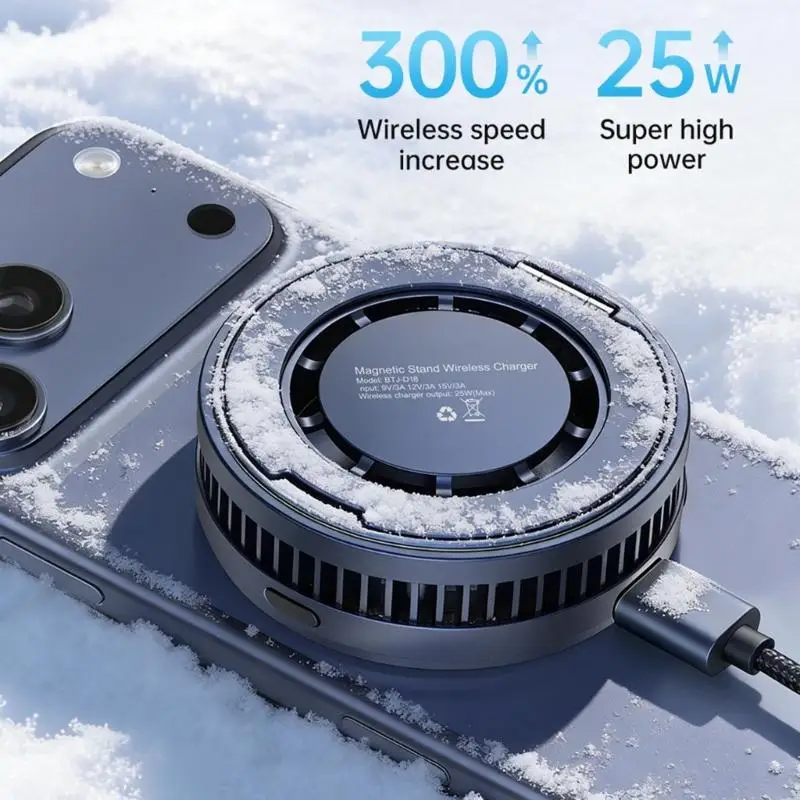 Semiconductor Cooling Fan Wireless Chargers Stand 25W Fast With Mount For Mobile Phone F19E
Semiconductor Cooling Fan Wireless Chargers Stand 25W Fast With Mount For Mobile Phone F19E