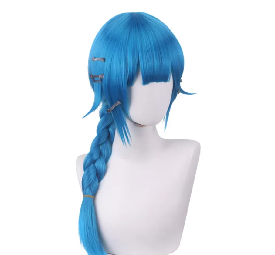 Jinx Blue Braid Wig Cosplay Costume Heat Resistant Synthetic Hair Jinx Juvenile Women Party Wigs Jinx
Jinx Blue Braid Wig Cosplay Costume Heat Resistant Synthetic Hair Jinx Juvenile Women Party Wigs Jinx