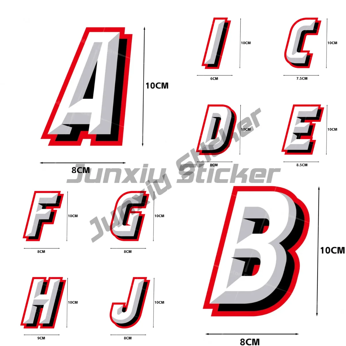 English Alphabet A-R Motorcycle Reflective DIY Car Sticker Accessories Vehicle Supplies Products Stylish Waterproof Decals
English Alphabet A-R Motorcycle Reflective DIY Car Sticker Accessories Vehicle Supplies Products Stylish Waterproof Decals