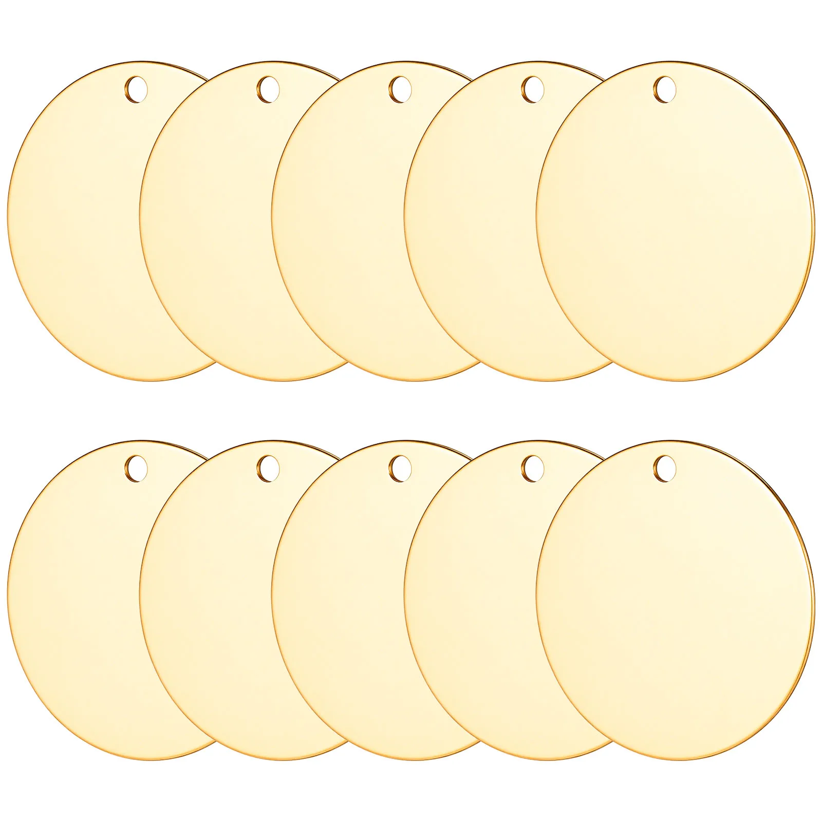 10 pcs Stainless Steel Blank Pendants Flat Round Charms For Jewelry Making Engraving Diy Necklace Keychain Craft Metal Tags
10 pcs Stainless Steel Blank Pendants Flat Round Charms For Jewelry Making Engraving Diy Necklace Keychain Craft Metal Tags