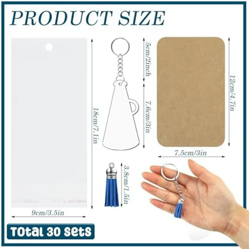 AD29-180 Pcs Cheer Key Chains Clear Acrylic Blank Bulk Cheerleading Gift for DIY Keychain and Craft
AD29-180 Pcs Cheer Key Chains Clear Acrylic Blank Bulk Cheerleading Gift for DIY Keychain and Craft