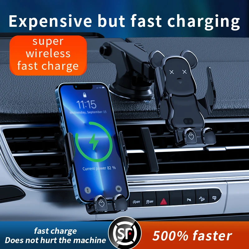 R13 German AI Dual‑Chip 15W Charger – Sensor Auto Clamp, Built‑in Battery, Nano Suction, 360° Rotation for iPhone & Android
R13 German AI Dual‑Chip 15W Charger – Sensor Auto Clamp, Built‑in Battery, Nano Suction, 360° Rotation for iPhone & Android