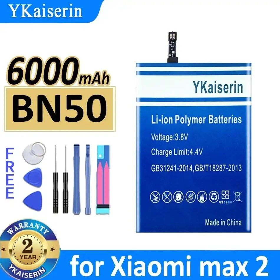 Environmentally Friendly BN50 For Xiaomi Max 2 High Capacity 6000mAh Mobile Phone Battery
Environmentally Friendly BN50 For Xiaomi Max 2 High Capacity 6000mAh Mobile Phone Battery