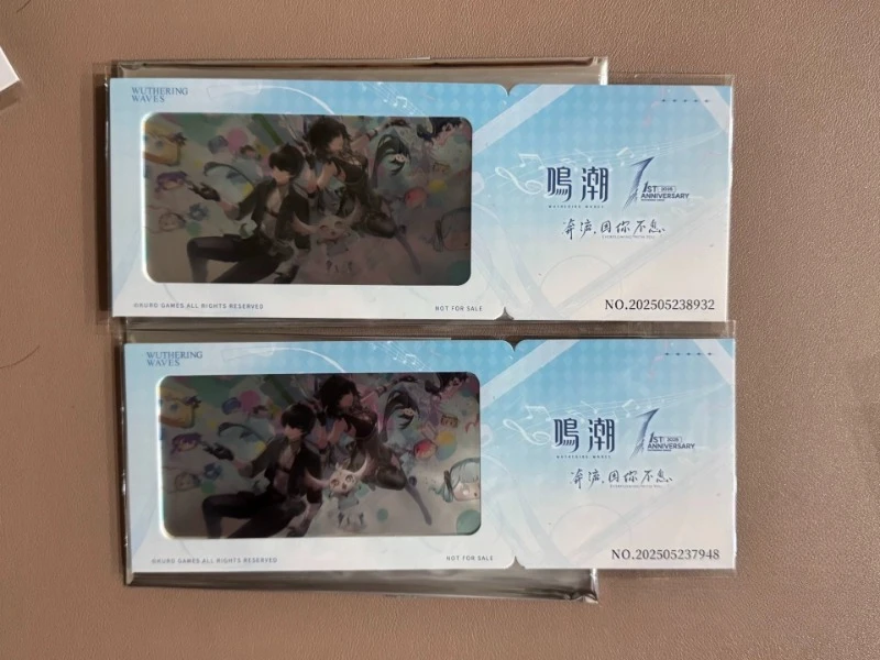 Official Genuine Game Waves Wuthering Waves Summer BattleAnniversary Zani Brant Cartethyia Phoebe Stub Sent At The End of June
Official Genuine Game Waves Wuthering Waves Summer BattleAnniversary Zani Brant Cartethyia Phoebe Stub Sent At The End of June