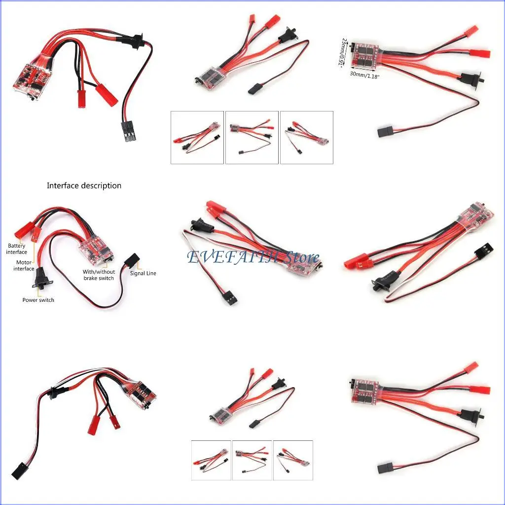 124B водонепроницаемый контроллер скоростного моторного двигателя с установкой тормоза для 1/16 1/18 1/24 Ship RCCAR SCX24
124B водонепроницаемый контроллер скоростного моторного двигателя с установкой тормоза для 1/16 1/18 1/24 Ship RCCAR SCX24