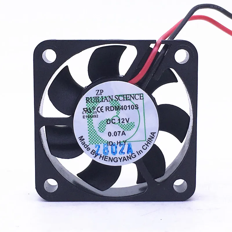 RUILIAN RDM4010S DC 12 В 0,07 А 40x40x10 мм 2-проводной охлаждающий вентилятор
RUILIAN RDM4010S DC 12 В 0,07 А 40x40x10 мм 2-проводной охлаждающий вентилятор