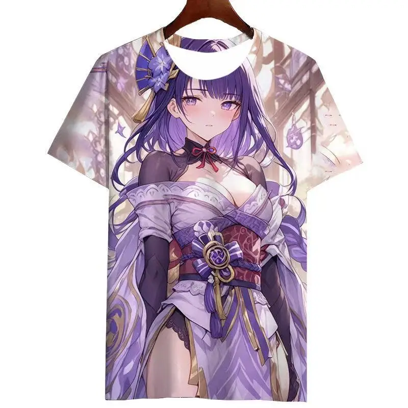 cosplay anime Genshin Impact General Thunder Short Sleeve Teenager Men and Women Printed Fashion T-shirts
cosplay anime Genshin Impact General Thunder Short Sleeve Teenager Men and Women Printed Fashion T-shirts