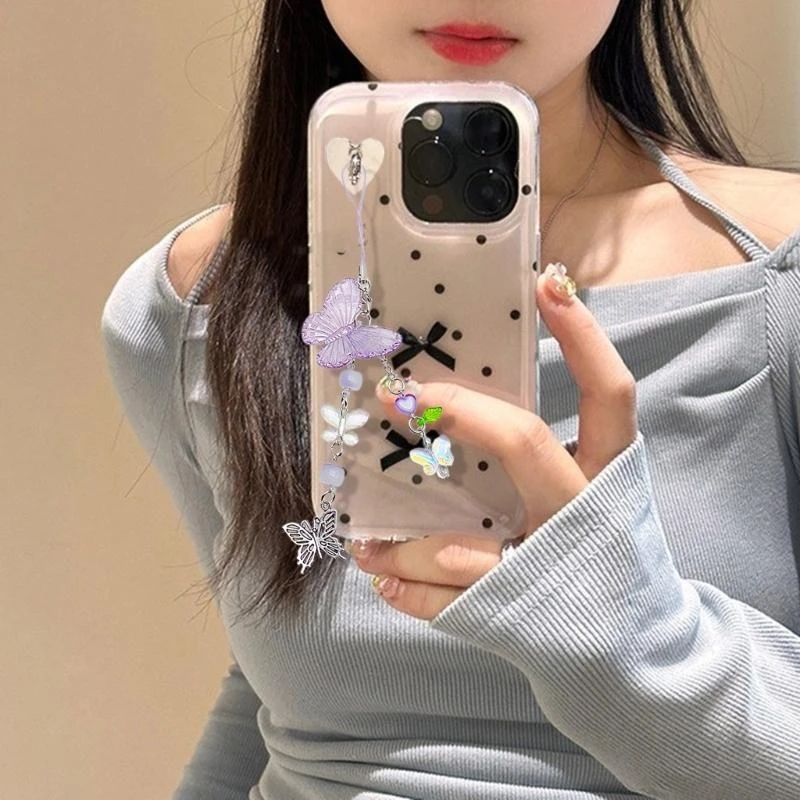 Bowknot Phone Charm for Women Girls Beaded Keychain Bag Purse Pendant Accessory
Bowknot Phone Charm for Women Girls Beaded Keychain Bag Purse Pendant Accessory