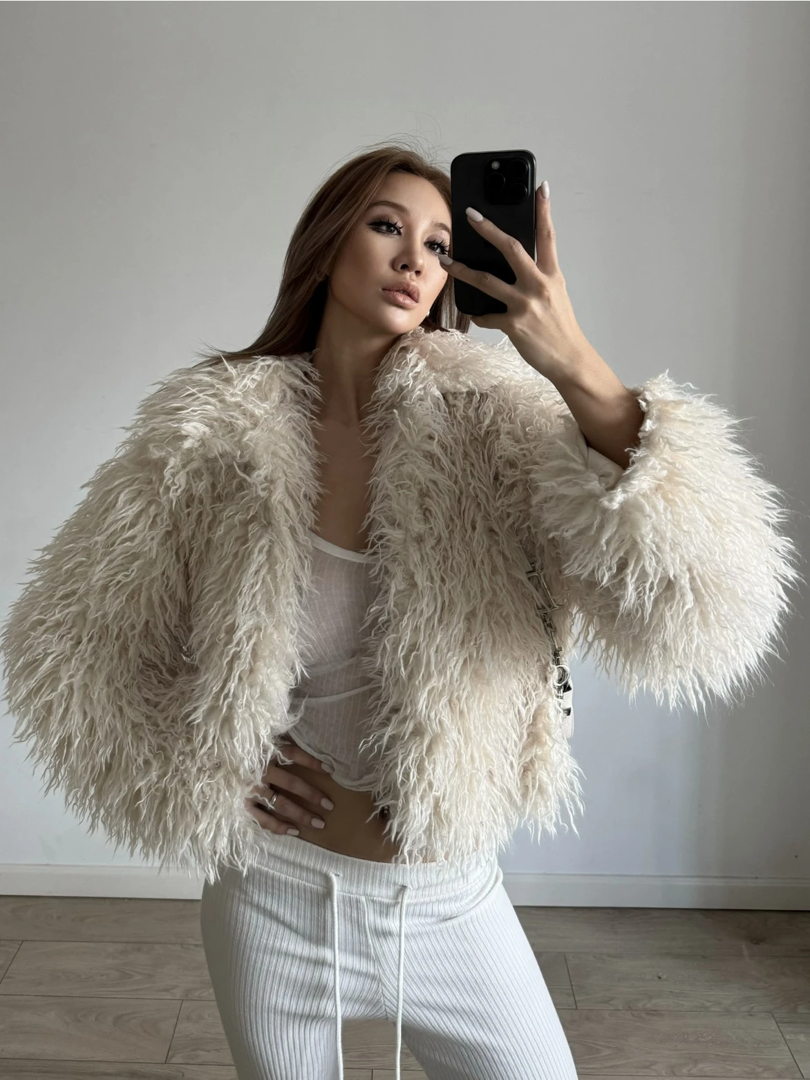 Faionable Mid-Length Lamb Fur Coat Women's Outerwear POBPONNIE 2024 Autumn Winter New Sle Youthful Ele Coat
Faionable Mid-Length Lamb Fur Coat Women's Outerwear POBPONNIE 2024 Autumn Winter New Sle Youthful Ele Coat